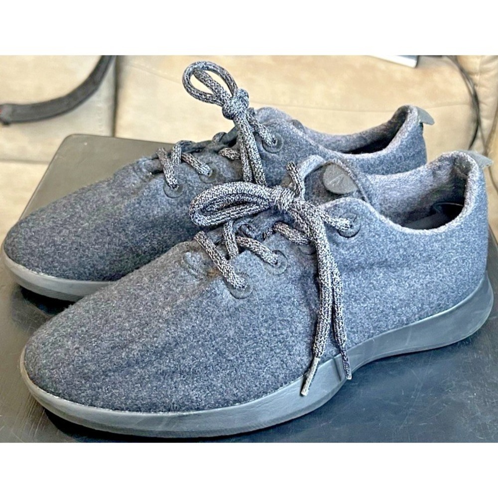 Allbirds Wool Runners Women's Size 10 Dark Gray  Athletic Running Shoes Sneakers - Picture 2 of 10